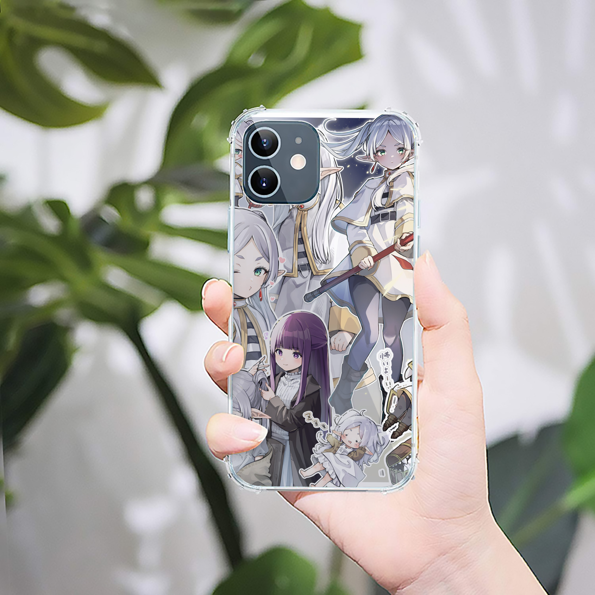 （画像用） 葬送のフリーレン Frieren 【iPhone 12シリーズ対応】透明スマホケース（クリアソフトケース）